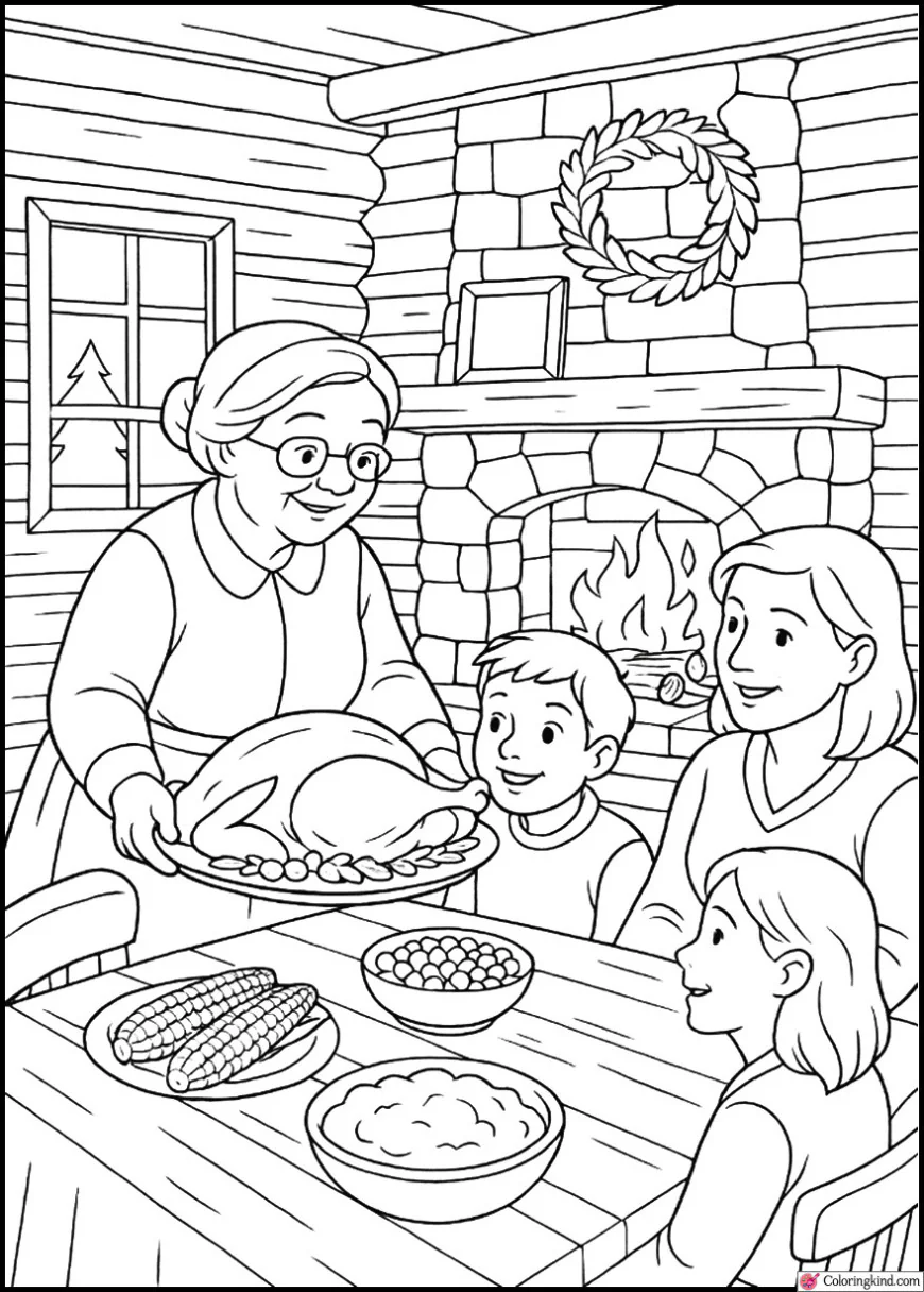 Cozy Cabin Thanksgiving Celebration