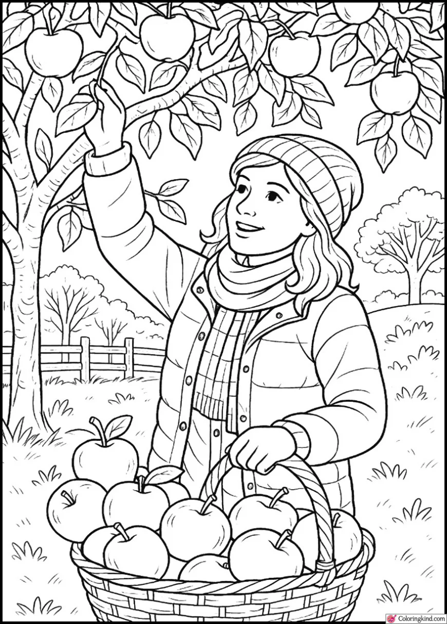 Apple Picking on Thanksgiving Morning