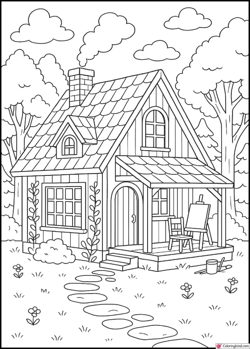 Artist’s Studio House in the Woods