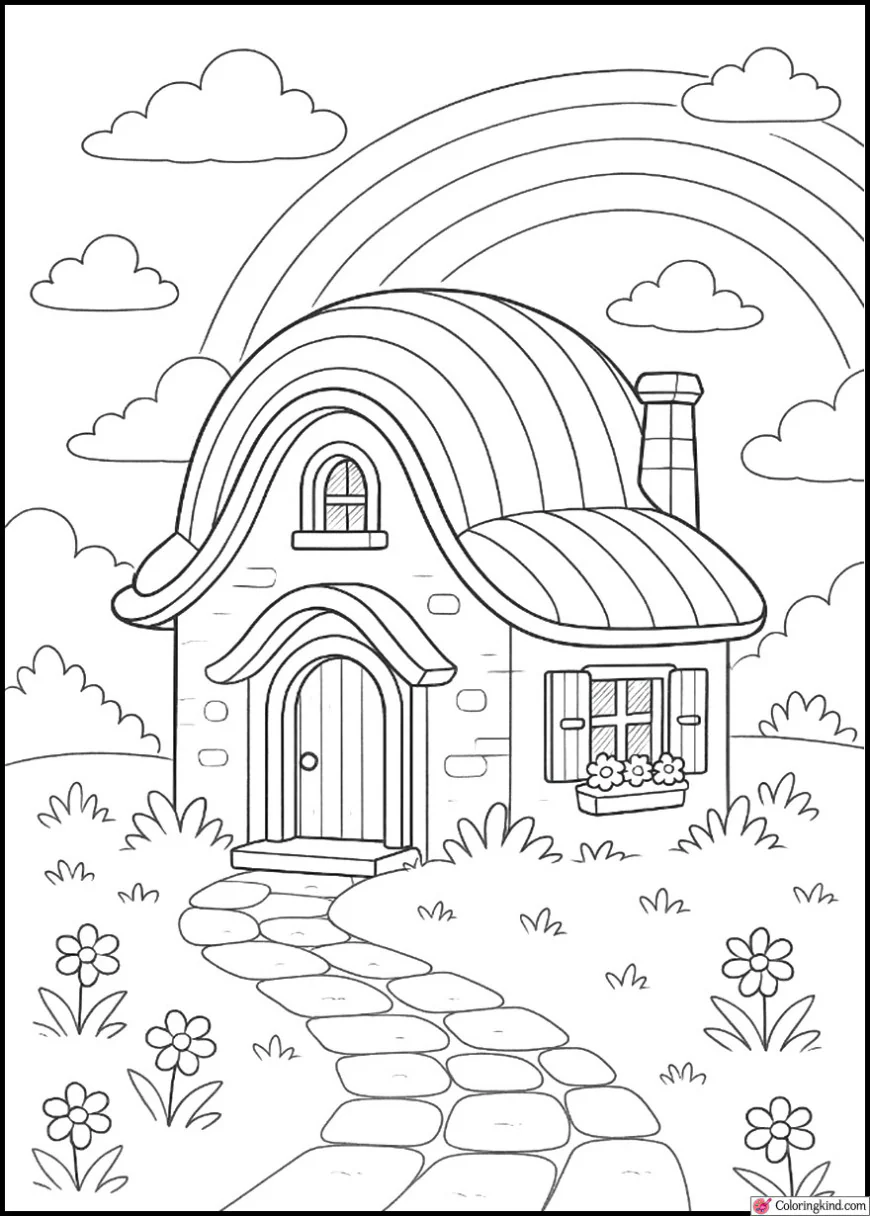 Rainbow Roof House in Dreamland