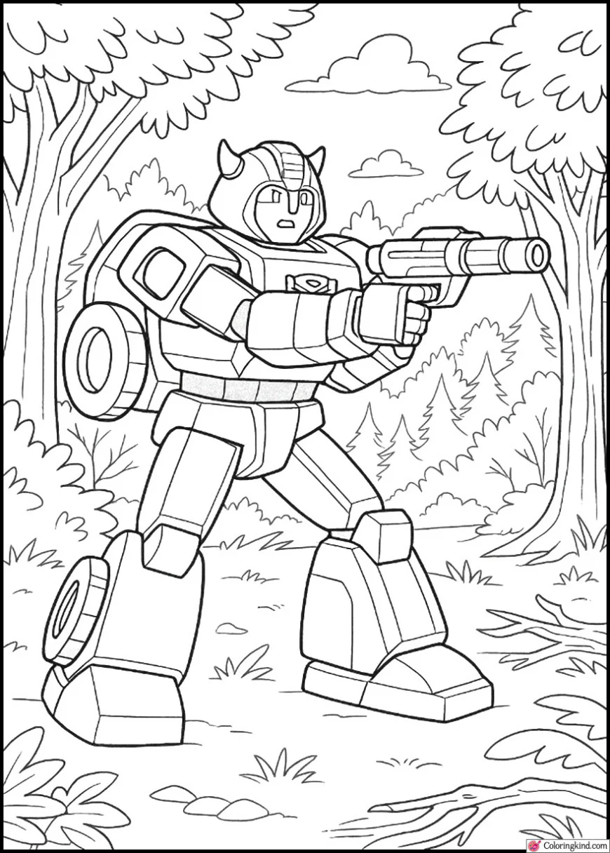 Bumblebee’s Secret Mission in Forest