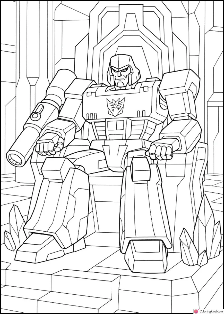 Megatron’s Dark Throne Room
