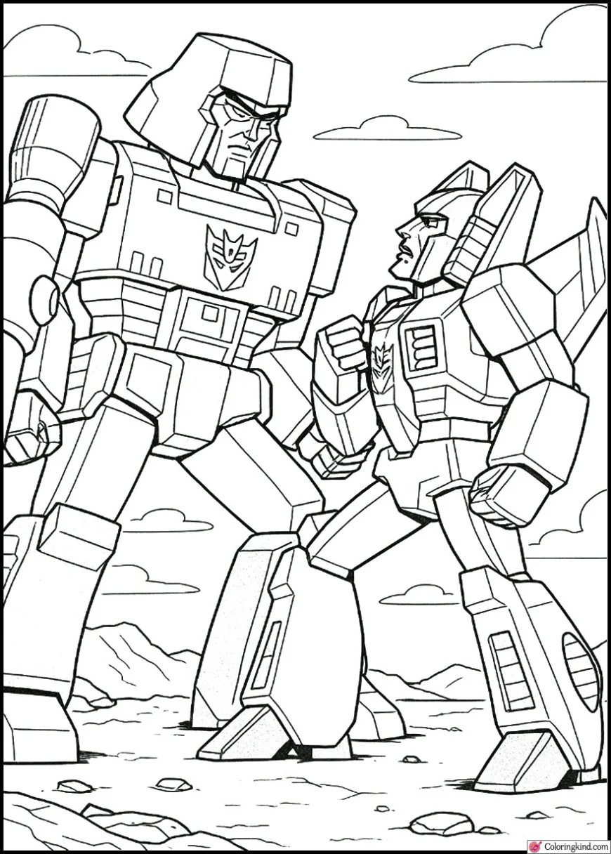 Megatron and Starscream Confrontation