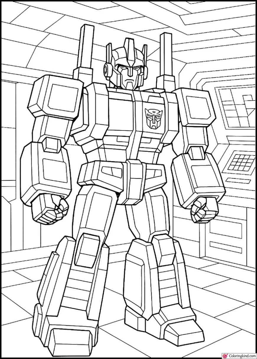 Ultra Magnus Standing in the Command Center