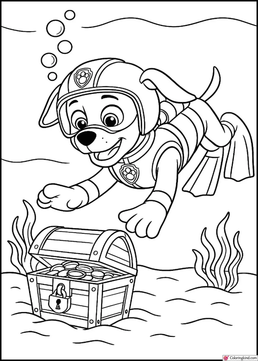 Zuma Diving to Retrieve Lost Treasure