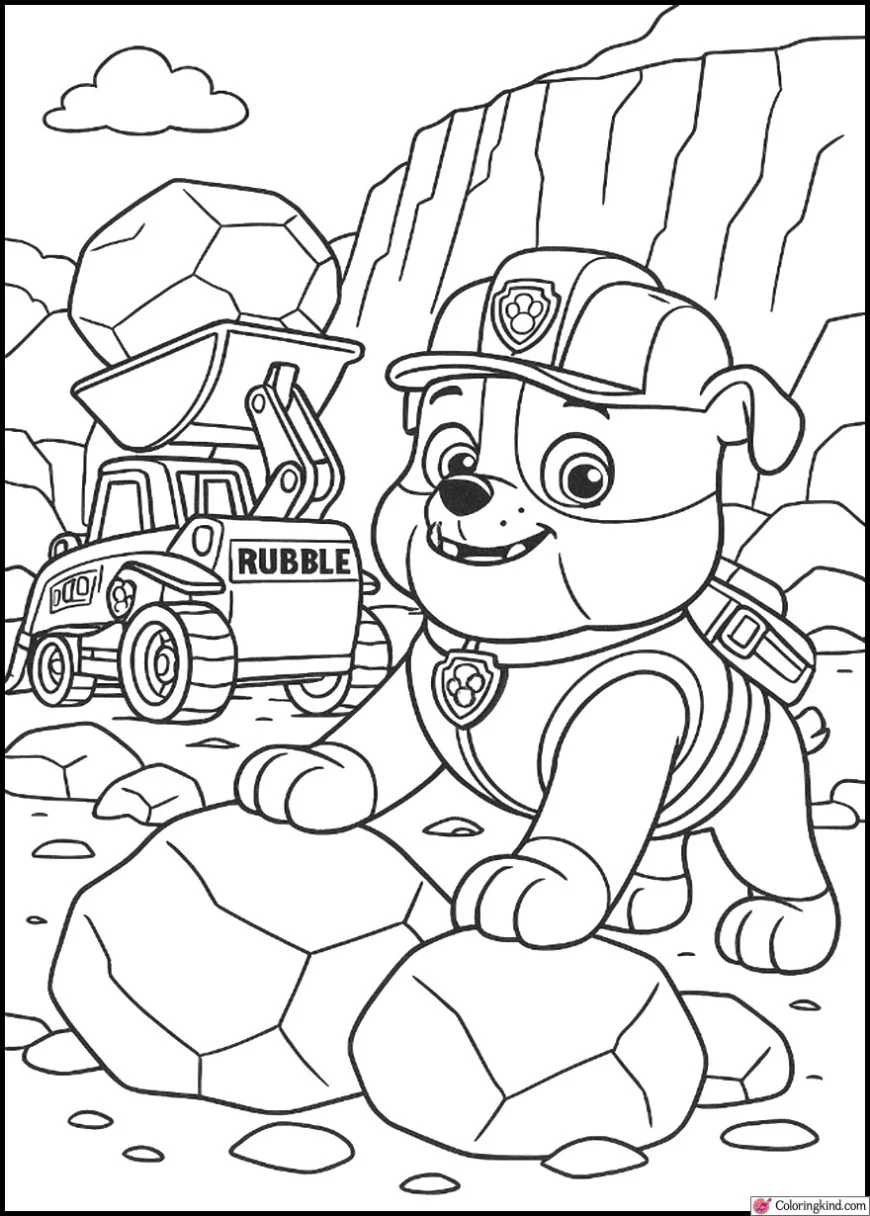 Rubble at the Quarry with Big Rocks