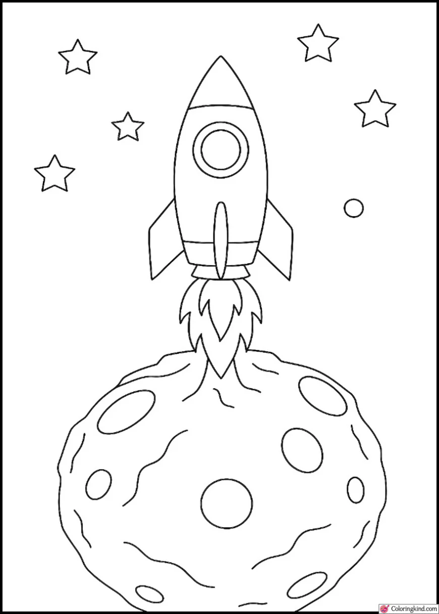 Rocket on Asteroid Runway