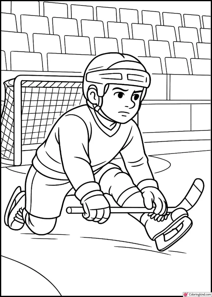 Player Stretching Before Game