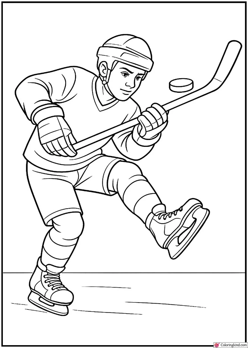 Player Doing a Trick Shot – Simple Floor