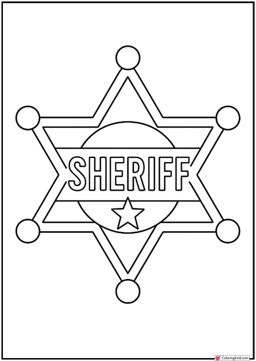 Sheriff Badge