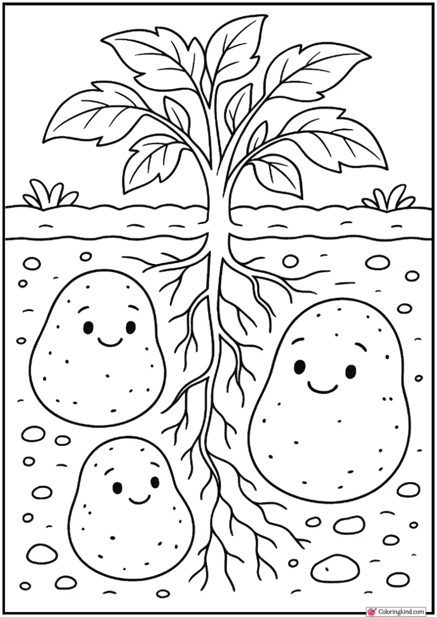 Potato Family Underground Scene