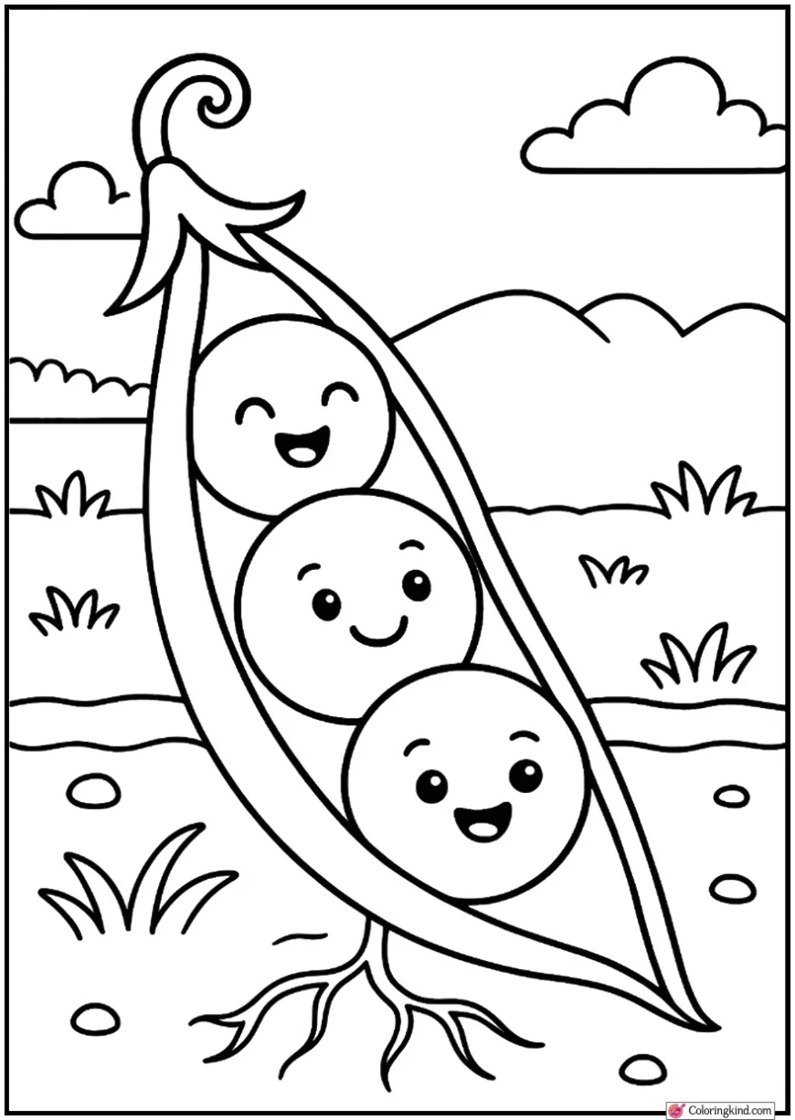 Playful Peas in a Pod