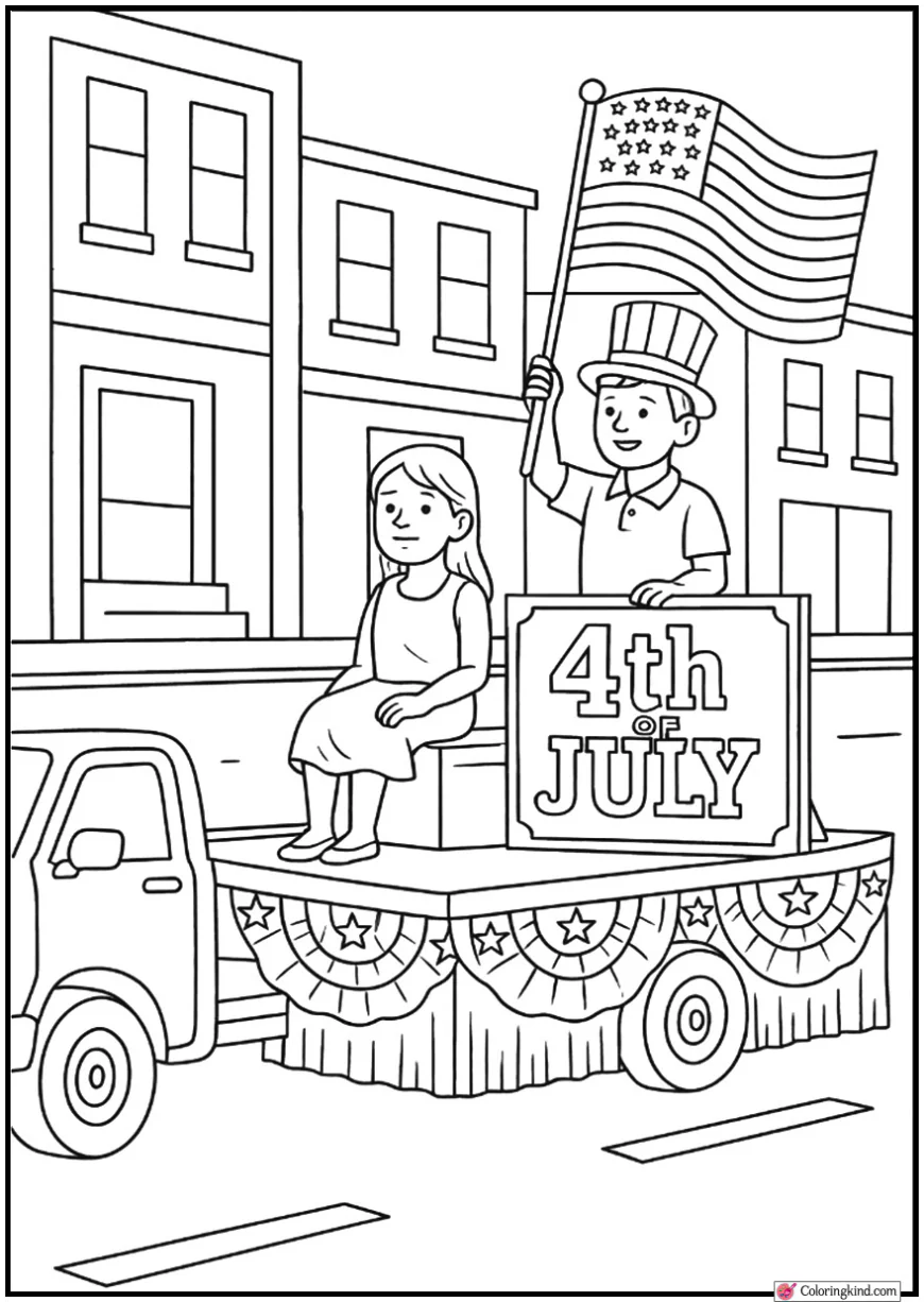 Fourth of July Parade Float