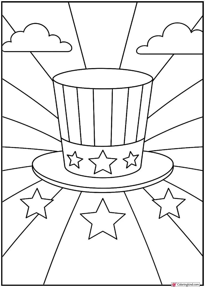 Patriot Hat and Stars