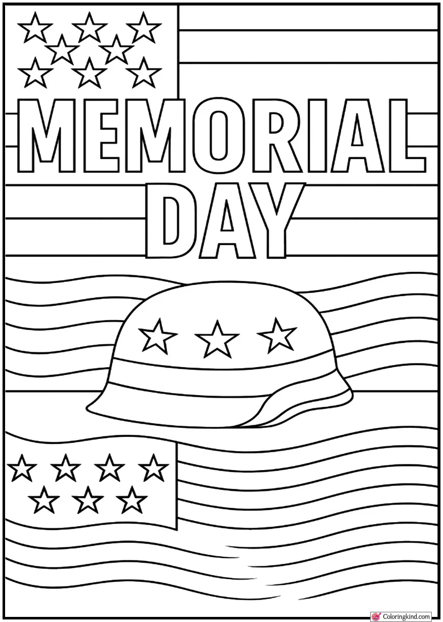 Memorial Day Bold Letters