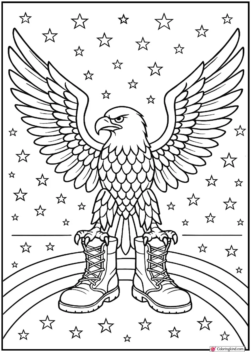 Freedom Eagle Spread Wings