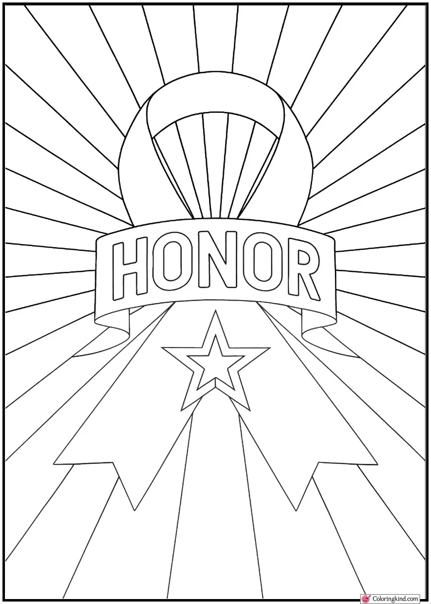 Honor and Remember Ribbon