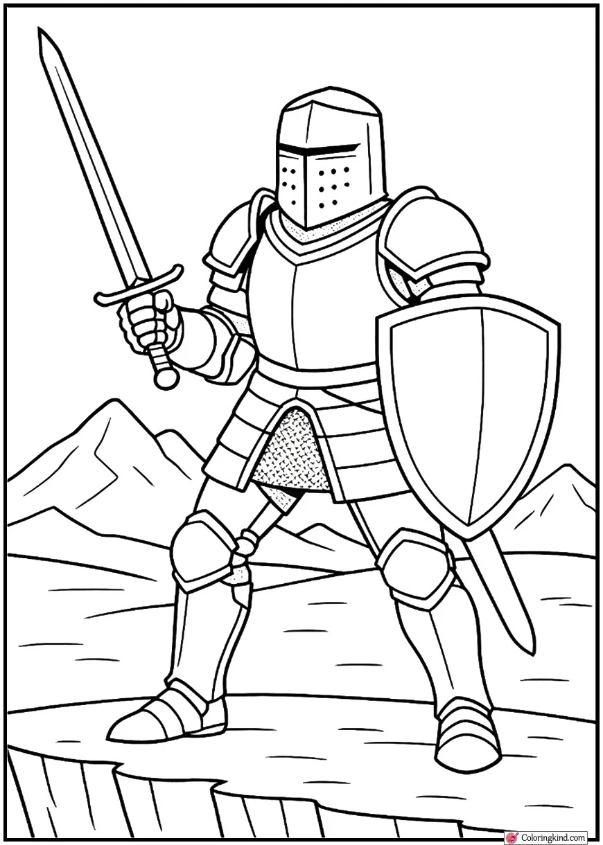 Knight Ready for Battle