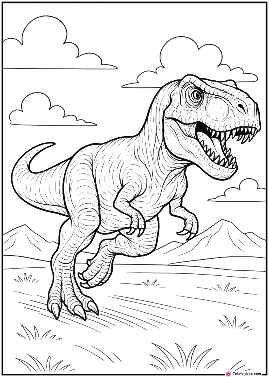 Running T-Rex on Open Field
