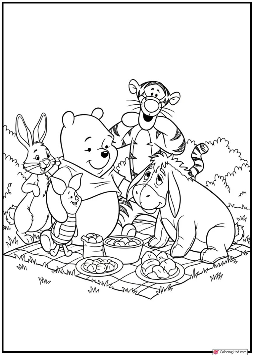 Winnie the Pooh and Friends Picnic