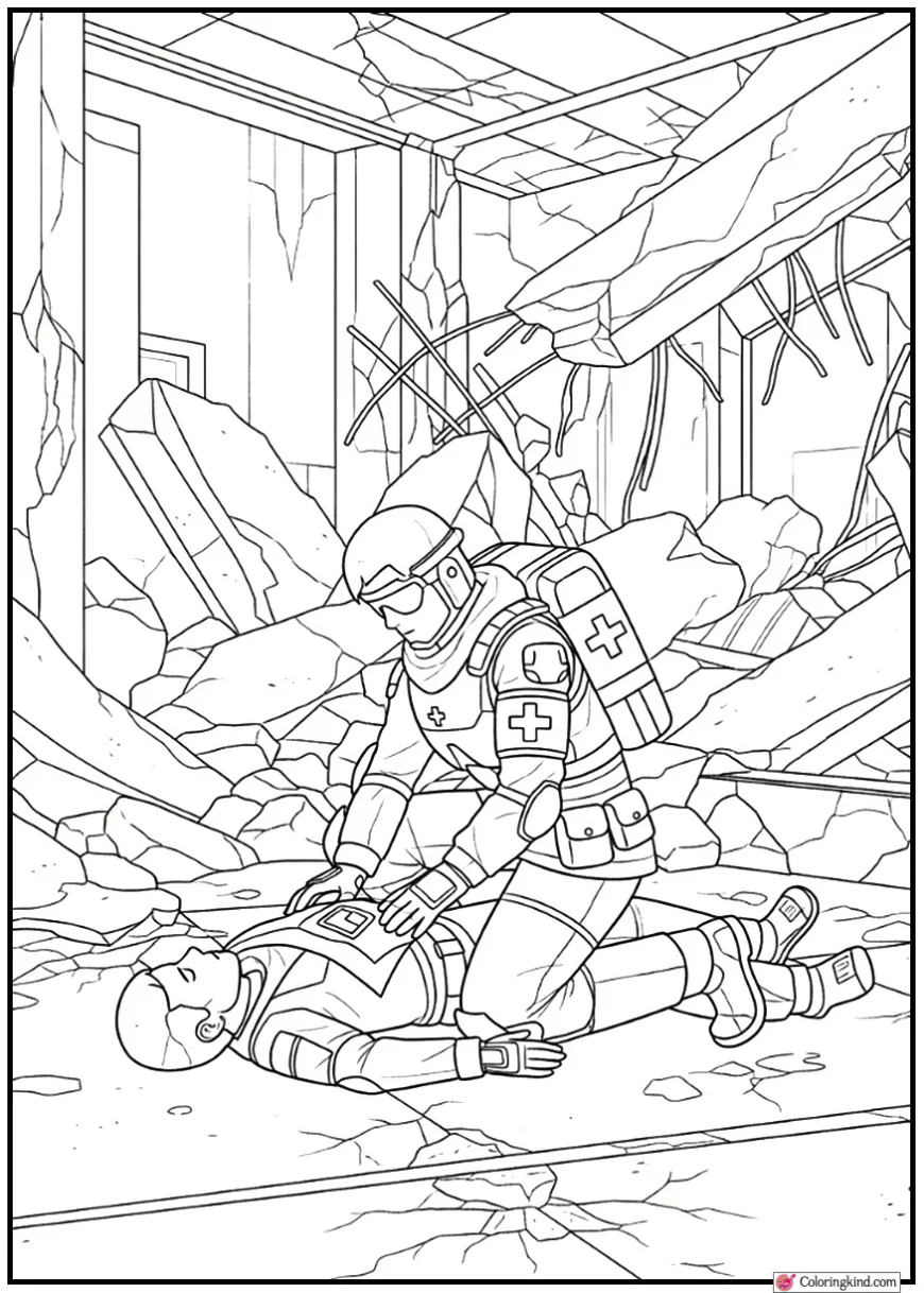 ARC Raider Medic Treating Ally