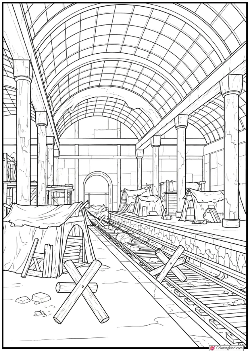 ARC Raider Hideout Inside an Abandoned Subway Station