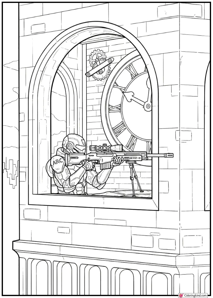 ARC Raider Sniper Nest Inside Clock Tower