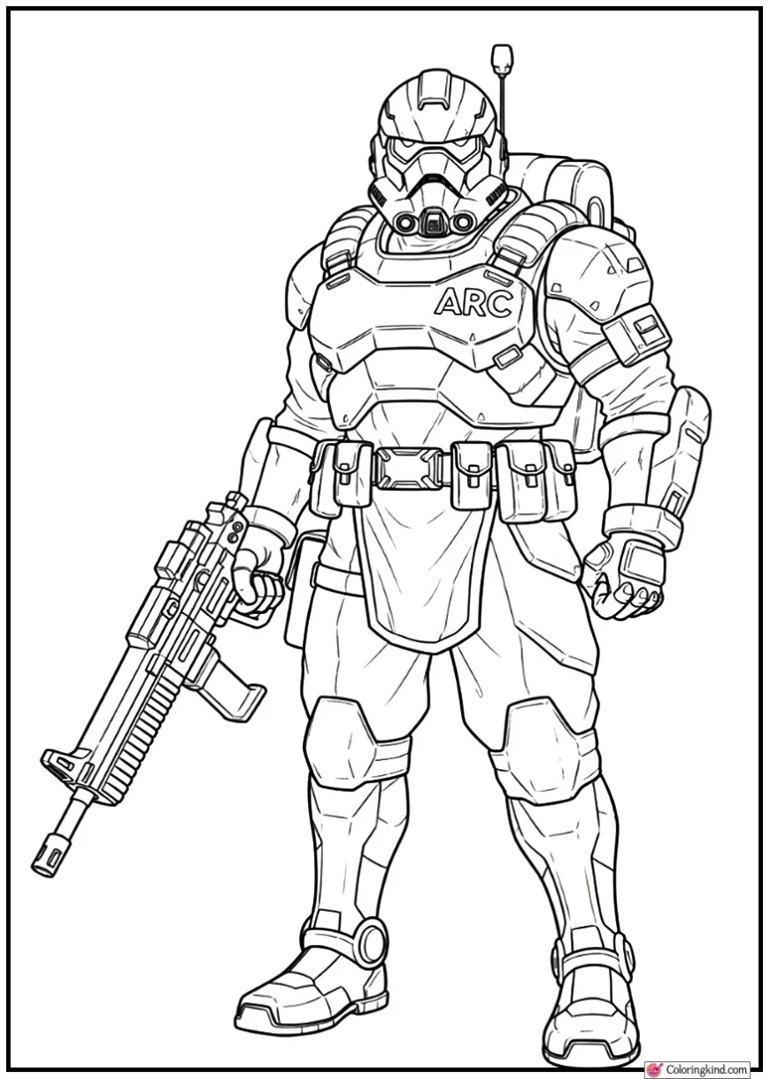 ARC Raider Heavy Combat Gear Character