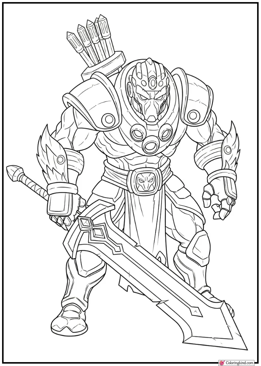 Juggernaut – Sword Ready Stance