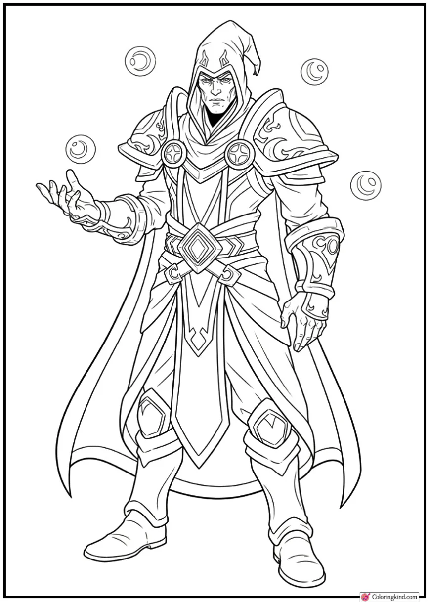 Invoker – Iconic Mage Full Body Pose