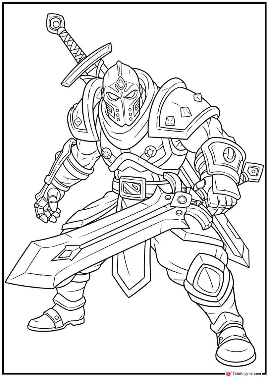 Juggernaut – Masked Swordsman Stance