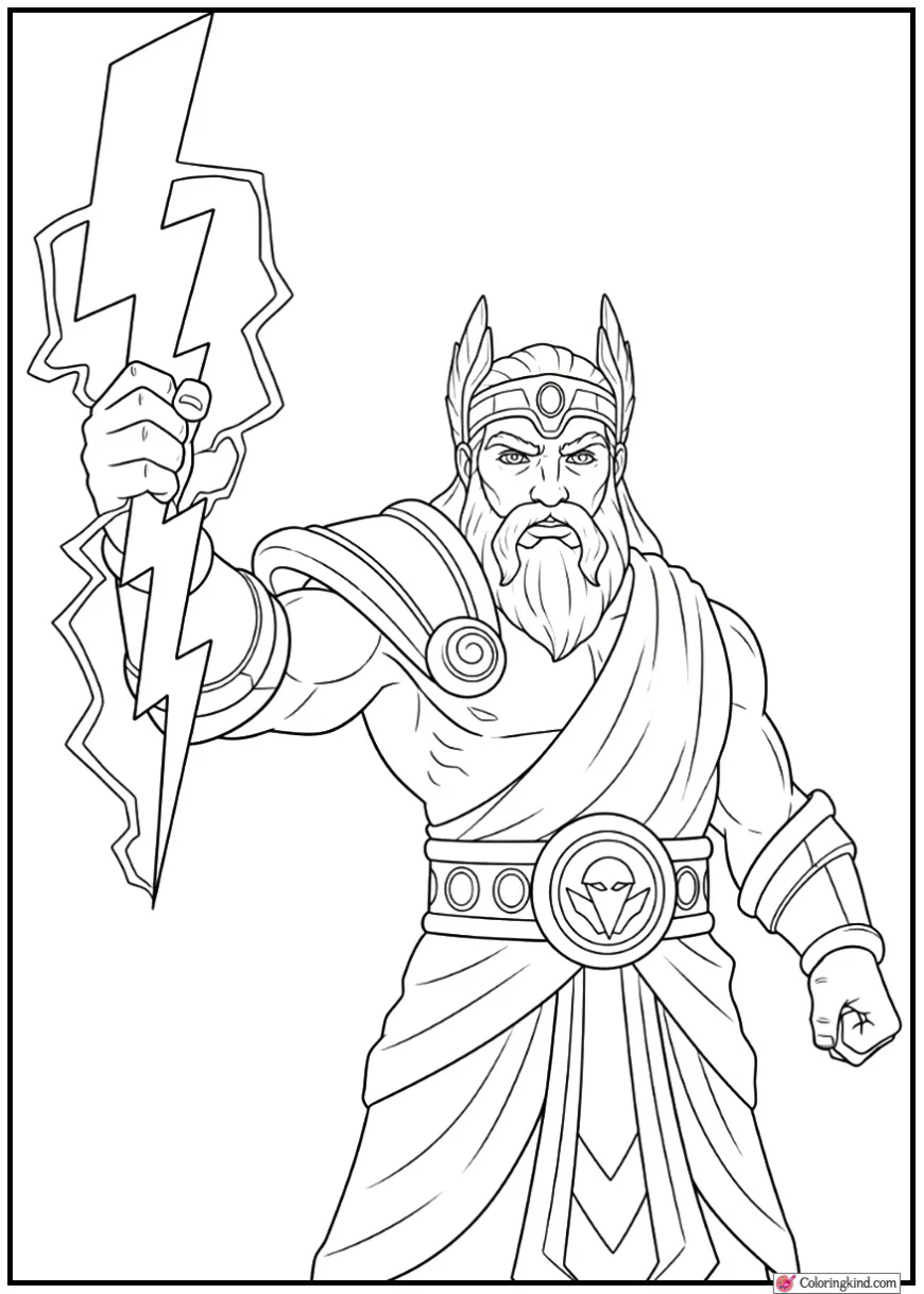 Zeus – Lightning God Character
