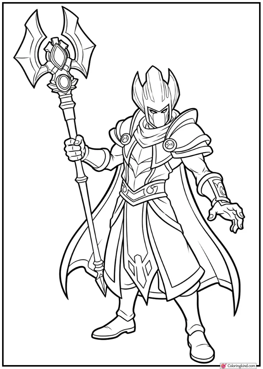 Rubick – Spell Stealer Mage Pose