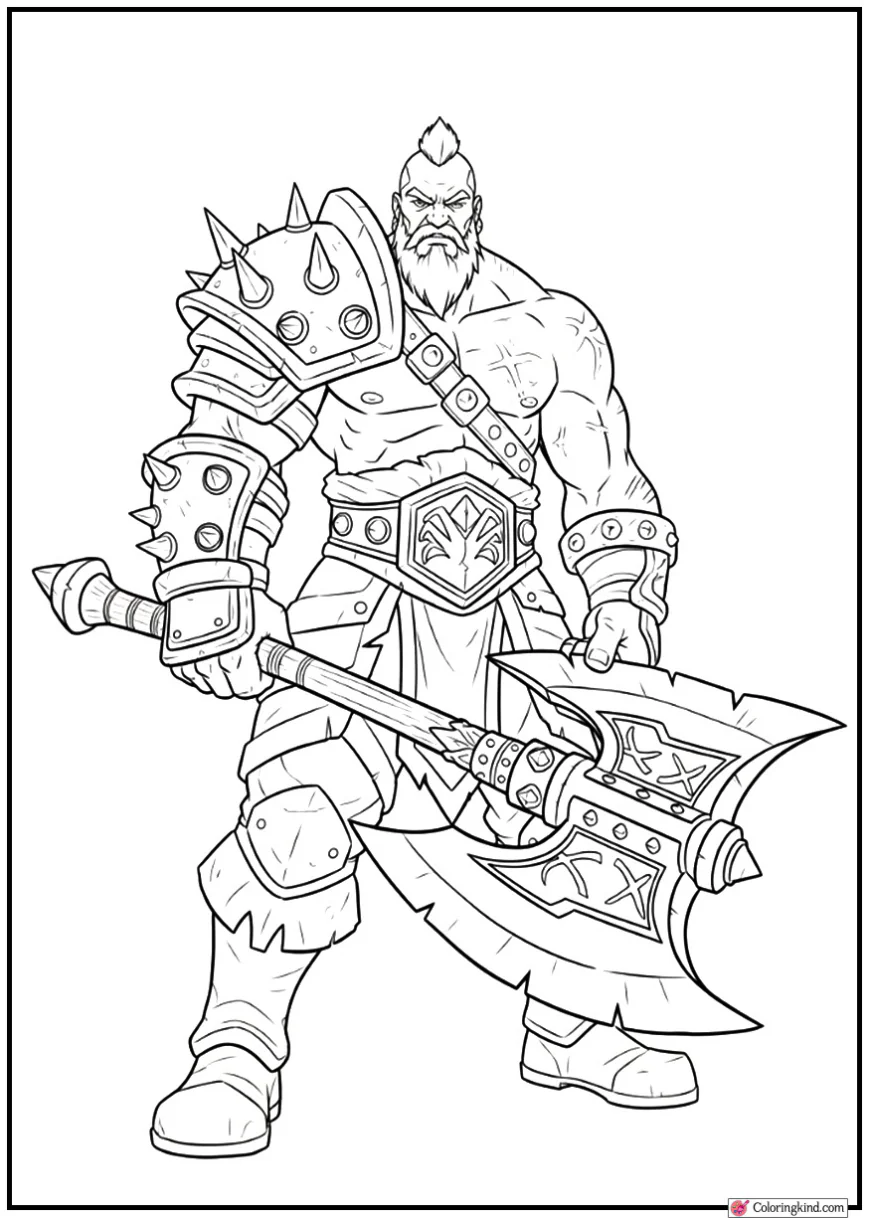 Axe – Battle-Hardened Warrior Stance