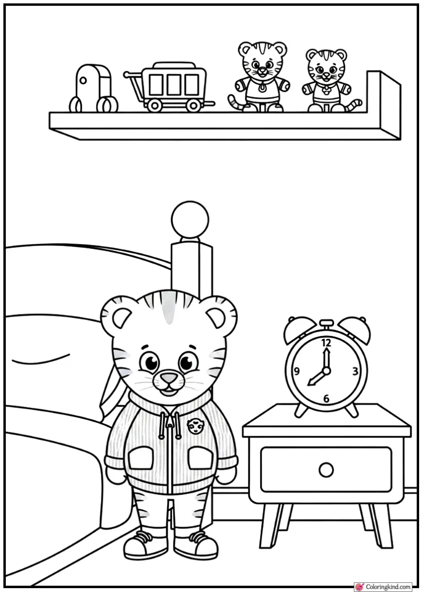 Daniel Tiger Getting Ready for School