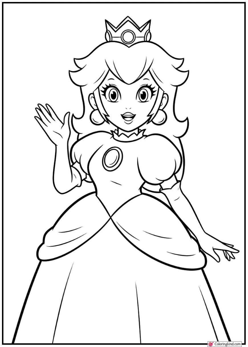 Princess Peach at Star Road