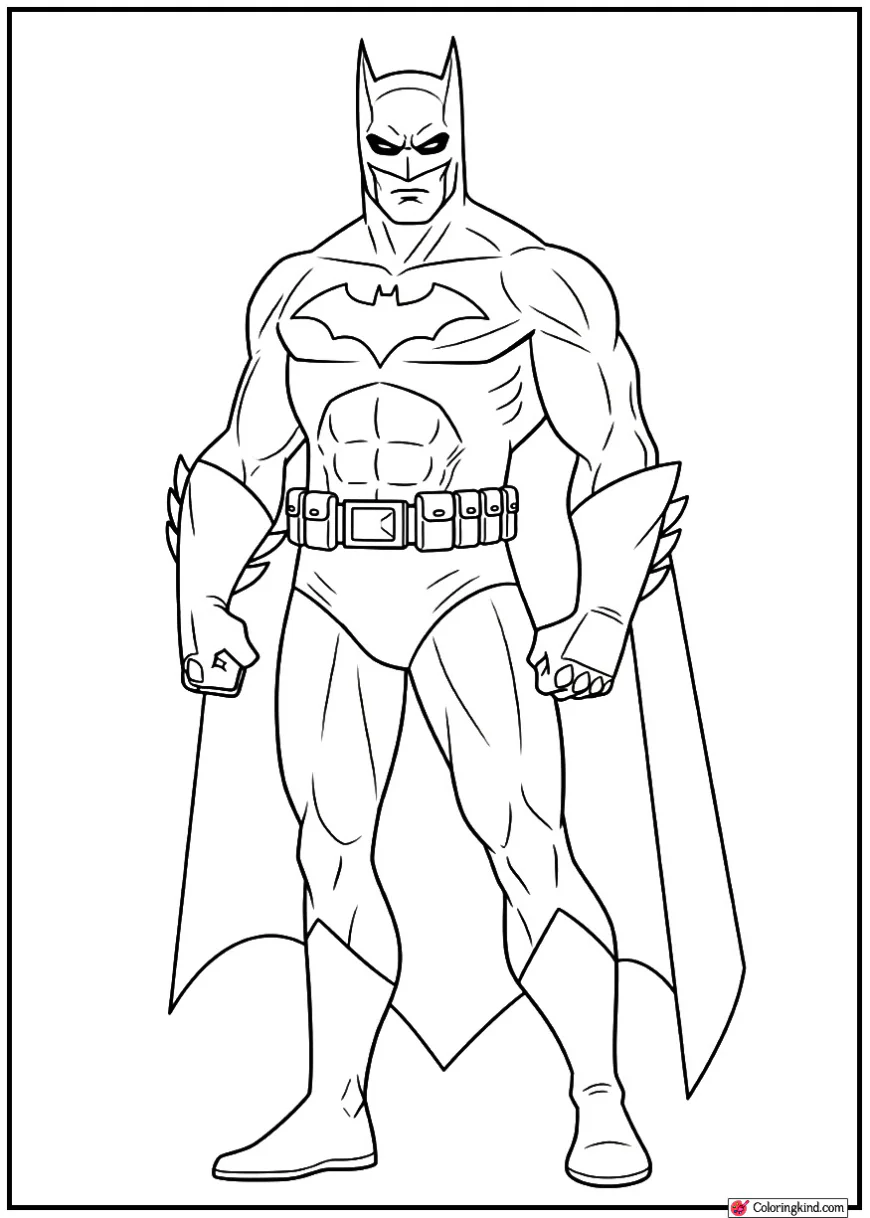 Batman Hero Stance Standing Tall