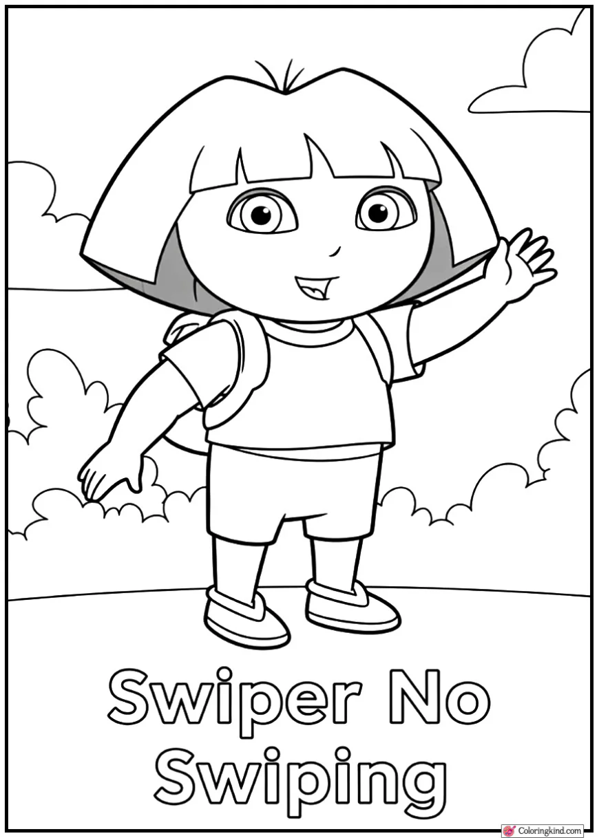 Dora Saying “Swiper No Swiping”
