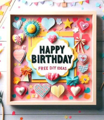 Happy Birthday Free PaperCrafts