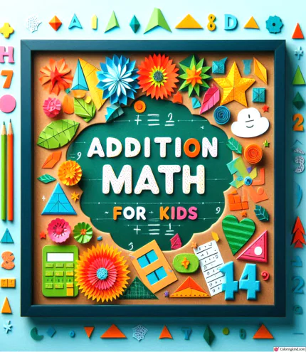 Addition Math WorkSheets for Kids