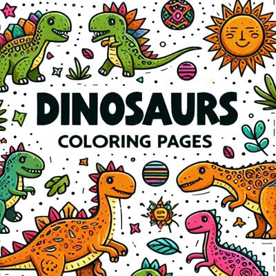 Dinosaurs coloring pages