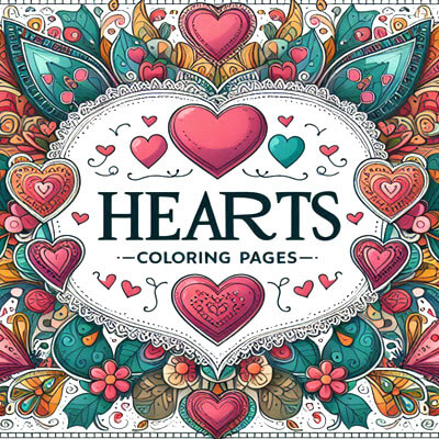 Hearts coloring