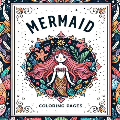 Mermaid coloring pictures