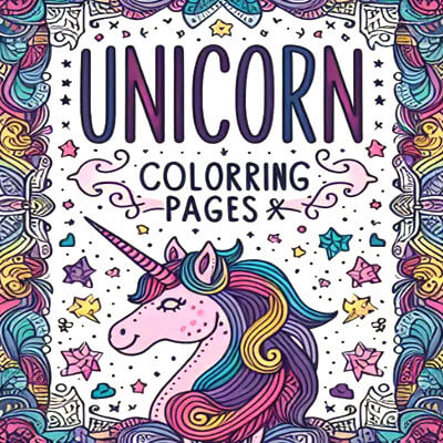 Unicorn coloring pictures