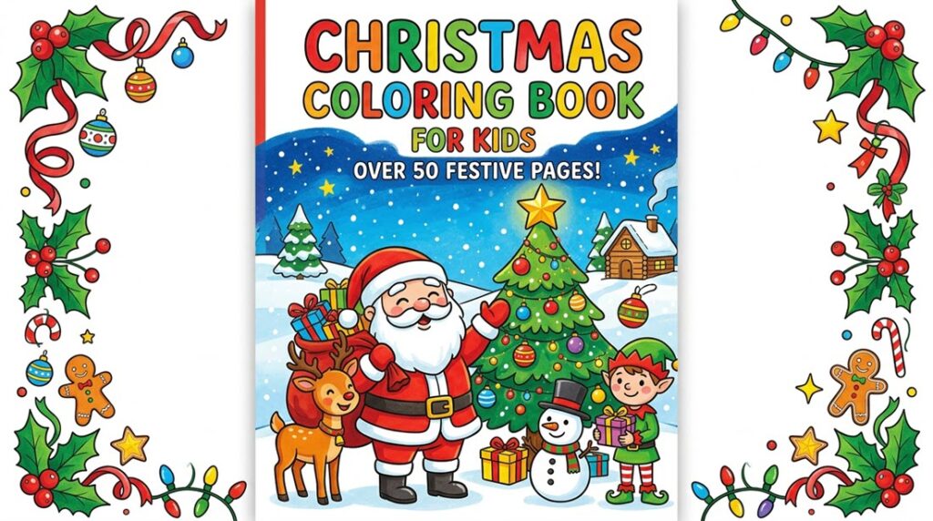 Christmas coloring pages